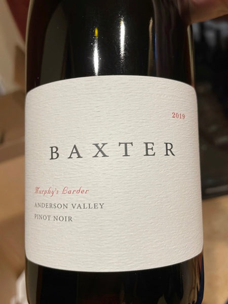 Baxter Murphy's Larder Anderson Valley Pinot Noir 2019